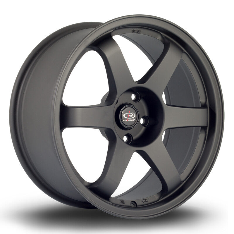 Grid 17x8.5 +30 5x114.3 Satin Black Wheel