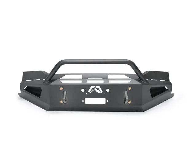 19C SILVERADO 1500 RED STEEL FRONT BUMPER WITH PRERUNNER GUARD