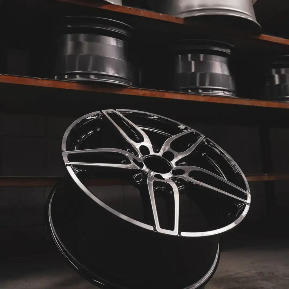 17" x 7" Black Steel Wheel