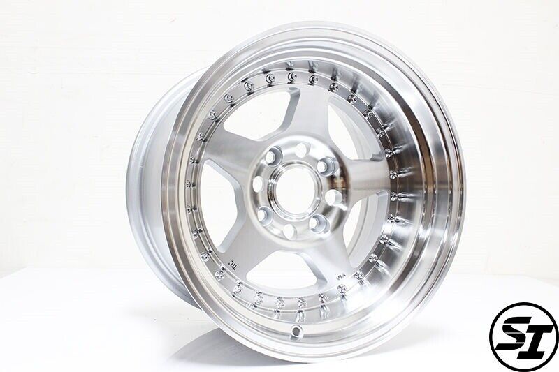 Kyusha 15x8 +0mm 4x100 Full Royal Silver