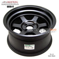 Grid V 15x7 4x114.3 0mm Offset Satin Black Wheel