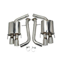 Axle-Back Exhaust System with Quad Tips