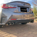 Axle-Back Exhaust System with Quad Tips