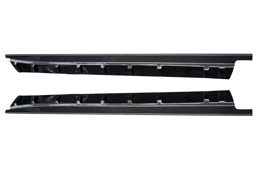 R35 GTR Dry Carbon Side Skirt Extensions