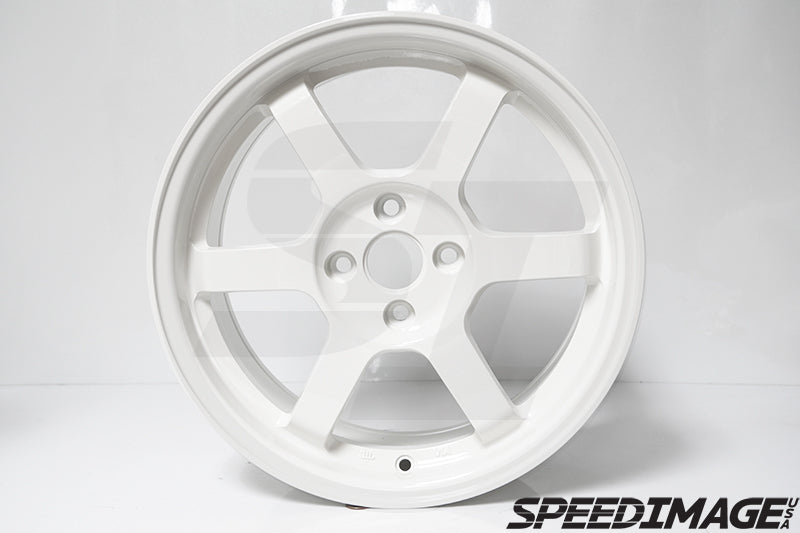 Grid 15x6.5 +38mm 4x100 White Wheel Set