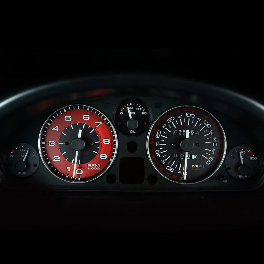 Miata Gauge Faces 7000 RPM