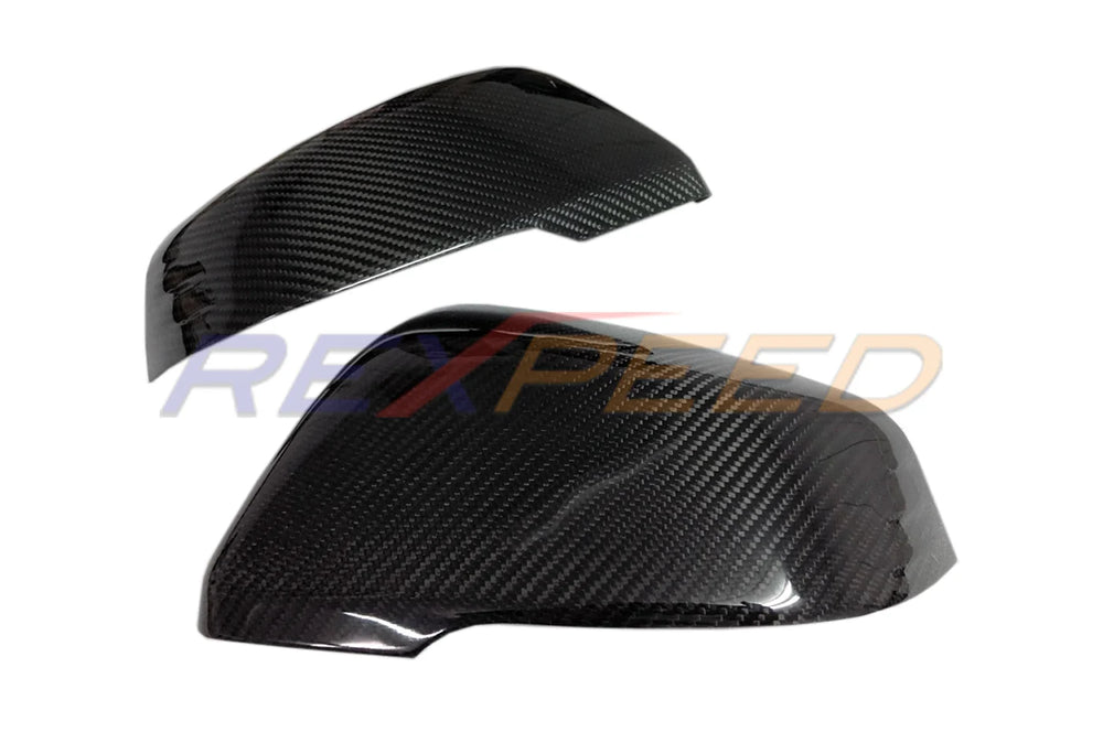 Dry Carbon Fiber Mirror Cap Replacements