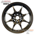 Circuit 8 16x7 +45mm 5x100 Wheel