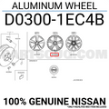 19x10 5x114.3mm 30mm Offset Rear Alloy Wheel