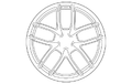 Rear Aluminum Wheel