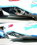 Twin Dolphin Tail Muffler
