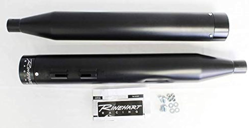 4-Inch Slip-On Mufflers, Black