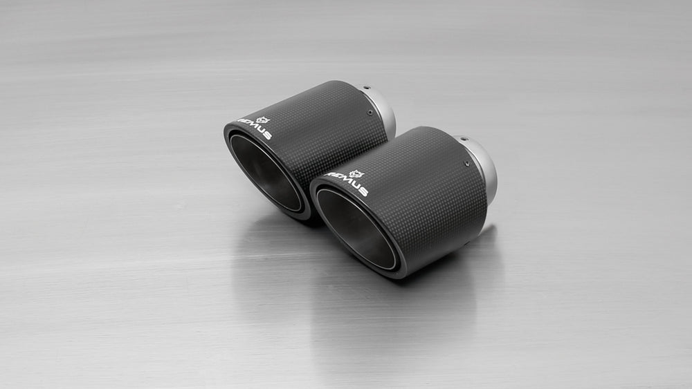 102mm Angled Tailpipe Set w/ Titanium Internals