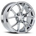 FR75 20x10 50mm Offset 5-Spoke Mesh Wheel