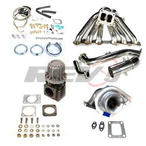 2JZGE T04B Turbocharger Kit with Manifold