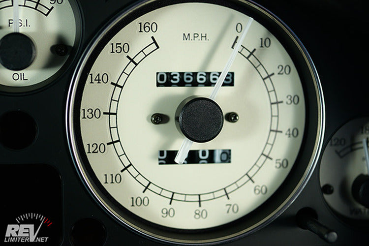 Tachometer and Speedometer Gauge Face Set