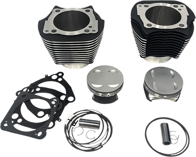 143 cubic inch Cylinder Kit with Flat-Top Pistons and