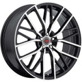 RR07 20x8 +40mm 5x115/5x120mm Black Machined