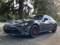 R24 17x7.5 +40mm 5x114.3 Gloss Black/Red Spoke Faces