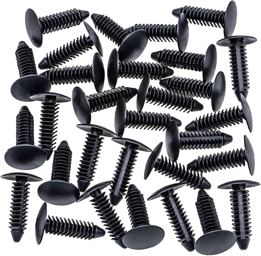 Push-Pin Retainer Set, 0.69-Inch Groove Diameter