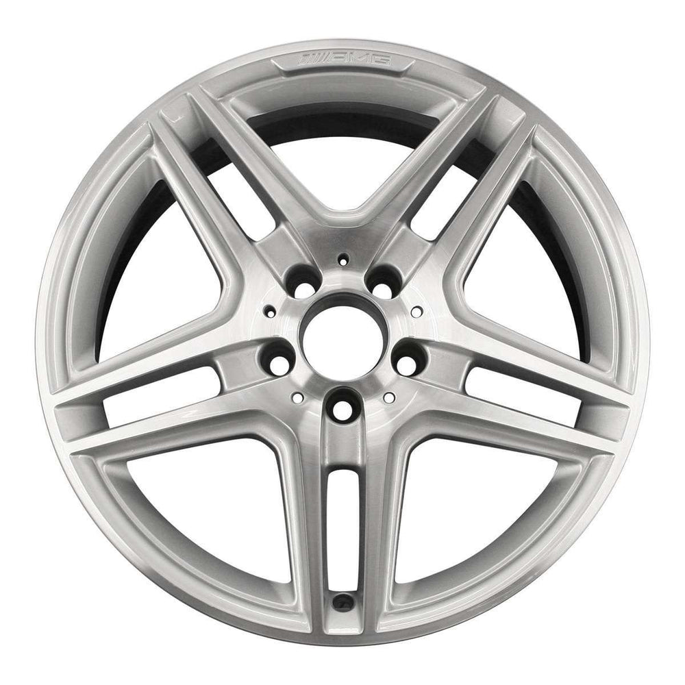 17 x 7.5 5 Double Spoke Silver Machined Wheel