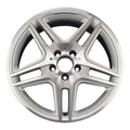 17 x 7.5 5 Double Spoke Silver Machined Wheel