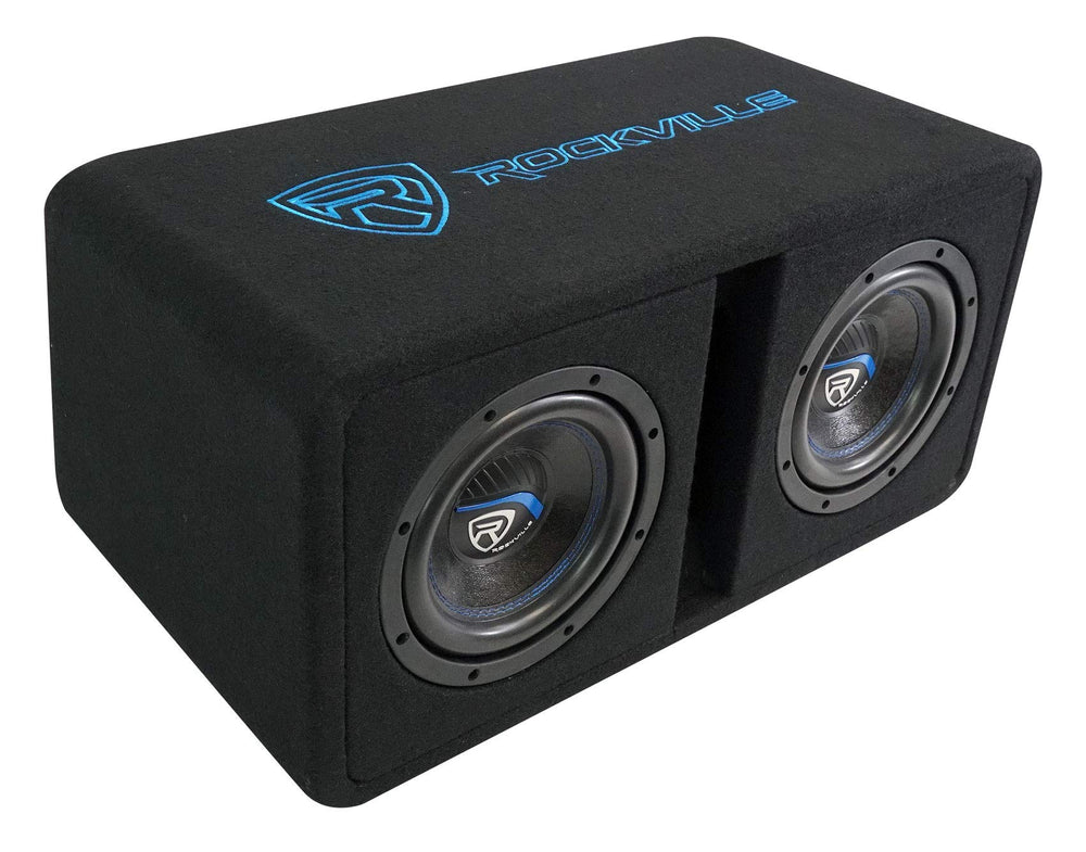 Dual 8-Inch Vented MDF Subwoofer Enclosure System