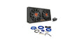 Rockville Dual 12-Inch Slim Powered Subwoofer Bundle with