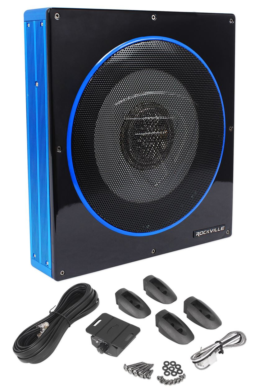10-Inch Slim Active Powered Car Subwoofer