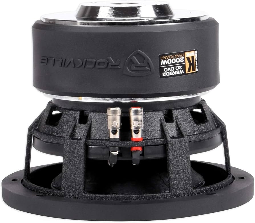 8-Inch Dual 2-Ohm K9 Series Car Subwoofer