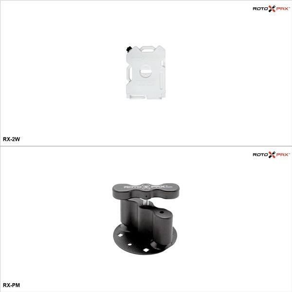 Fuel Pack Brackets with 2-Gallon Gas Pack