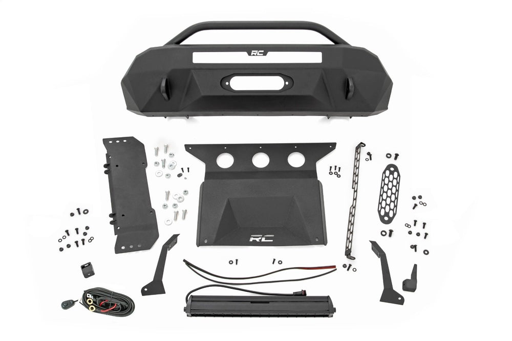 Black Series LED Bumper with Winch Mount