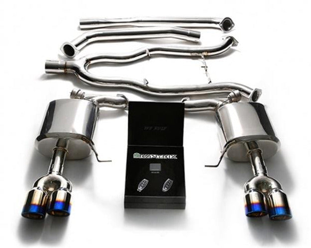 Valvetronic Exhaust System [Quad Matte Black Tips]