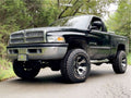 DC-2 17x9 Gloss Black and Machined Wheel