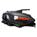 LH HEADLAMP LENS/HOUSING; XENON; BLACK TRIM; DART 1316