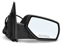 LH MIRROR GLASS REAR VIEW; PWR; HEATD; W/LED SGNL; W/SPOT MIRROR; FLAT SILVERADO/SIERRA 1500 1416