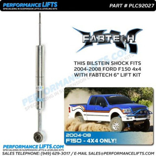 BILSTIEN 6IN 4WD 2.25IN STRUT 04 F150 4WD(SOLD SEPARATELY)