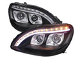 PROJECTOR HEADLIGHT BLACK HOUSING