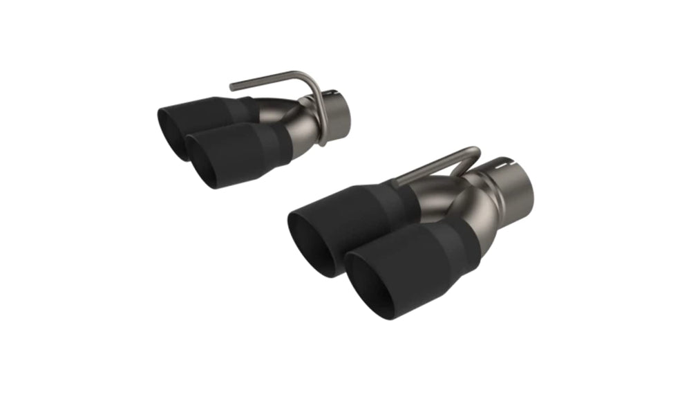 20152022 DODGE CHALLENGER 6.2/6.4L QTP BLACK QUAD TIP ADAPTER