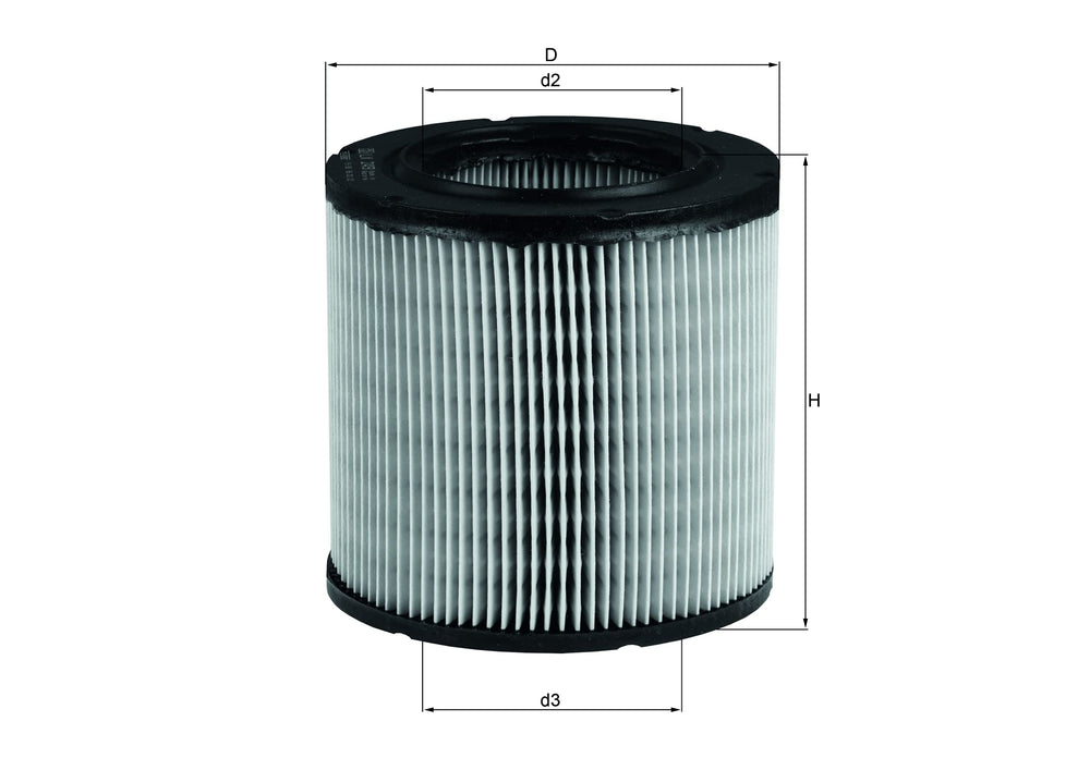 SAAB 99 900 (7588)(9091) MAHLE AIR FILTER