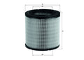 SAAB 99 900 (7588)(9091) MAHLE AIR FILTER