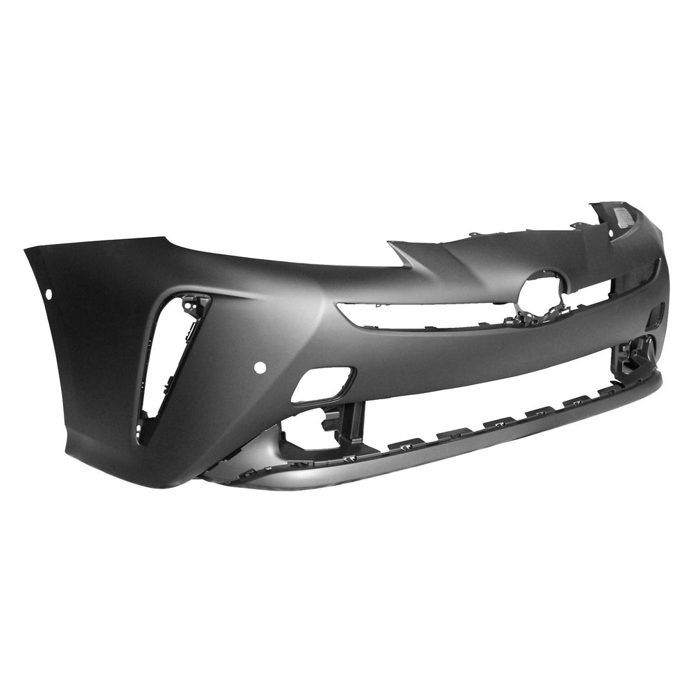 CAPA FRT BUMPER COVER W/PARK SENSORS; PRIME TOYOTA PRIUS 19C