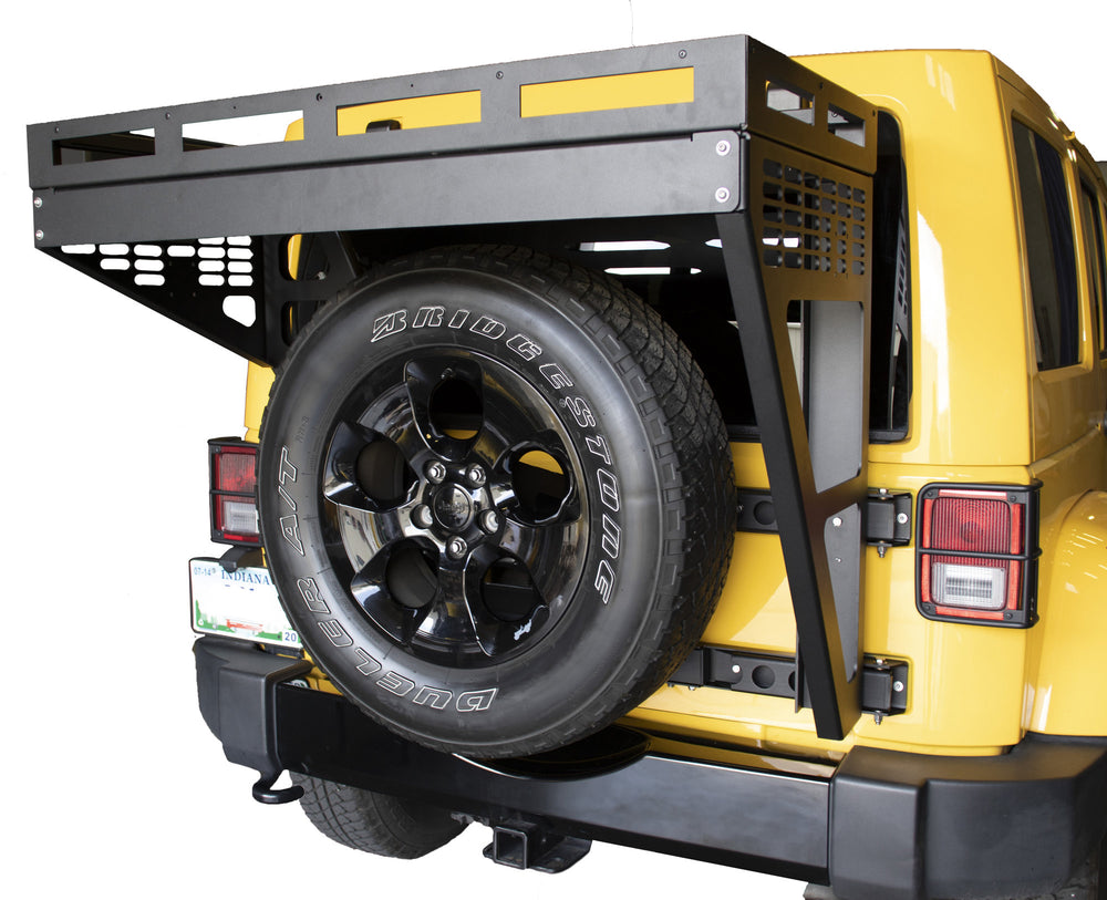 MORRYDE OVERLAND RACK MOUNTS TO MORRYDE'S HEAVY DUTY HINGES (JP54003) AND REINFORCEMENT (JP54016