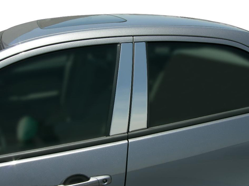 0407 PONTIAC GRAND PRIX 4 DOOR PILLAR POST TRIM STAINLESS STEEL 4 PC.