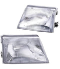LH HEADLAMP ASSY COMPOSITE; W/BRIGHT BEZEL; EXPEDITION 0306