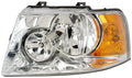 LH HEADLAMP ASSY COMPOSITE; W/BRIGHT BEZEL; EXPEDITION 0306