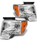 LH HEADLAMP ASSY COMPOSITE; W/BRIGHT BEZEL; EXPEDITION 0306