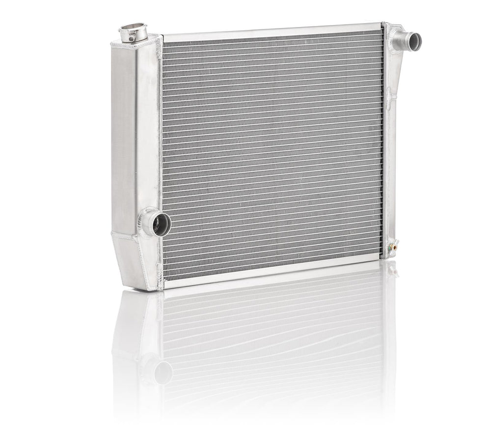 DIRECTFIT POLISHED FINISH CROSSFLOW RADIATOR FOR FORD W/STD TRANS