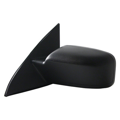 LH MIRROR OUTSIDE REAR VIEW; POWER; HEATED; W/O BLIS; W/PUDDLE LAMPS; W/COVER; BLACK; FUSION 1112