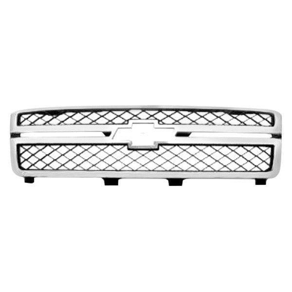 GRILLE DARK GRAY W/ CHROME MOLDING W/O Z PKG SILVERADO 2500/3500 1114